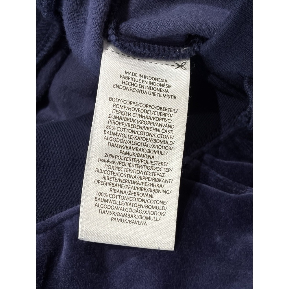 Polo Ralph Lauren Sweatpants Girls Sz LG 12/14 Blue Suede Elastic Waist Joggers - Picture 7 of 7